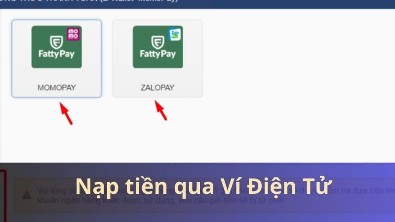 nap tien qua vi dien tu